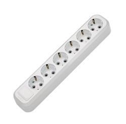 Колодка MGP 181 6-ти местн. с заз. Makel