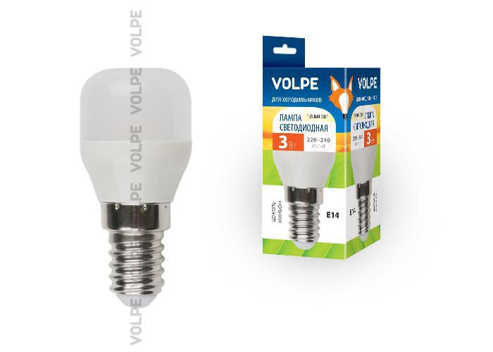 Лампа д/холодильников LED-Y27-3W/WW/E14/FR/Z  мат/бел UL-00000178