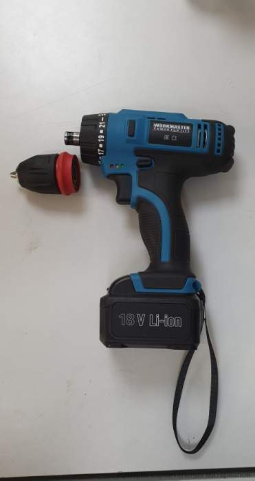 Дрель-шуруповерт аккум. WorkMaster АШ-24ЛС кейс