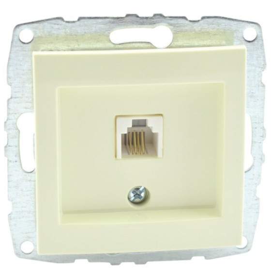 Розетка Mono  500-001705-124  Крем  ТФ 623K CAT3  с/п