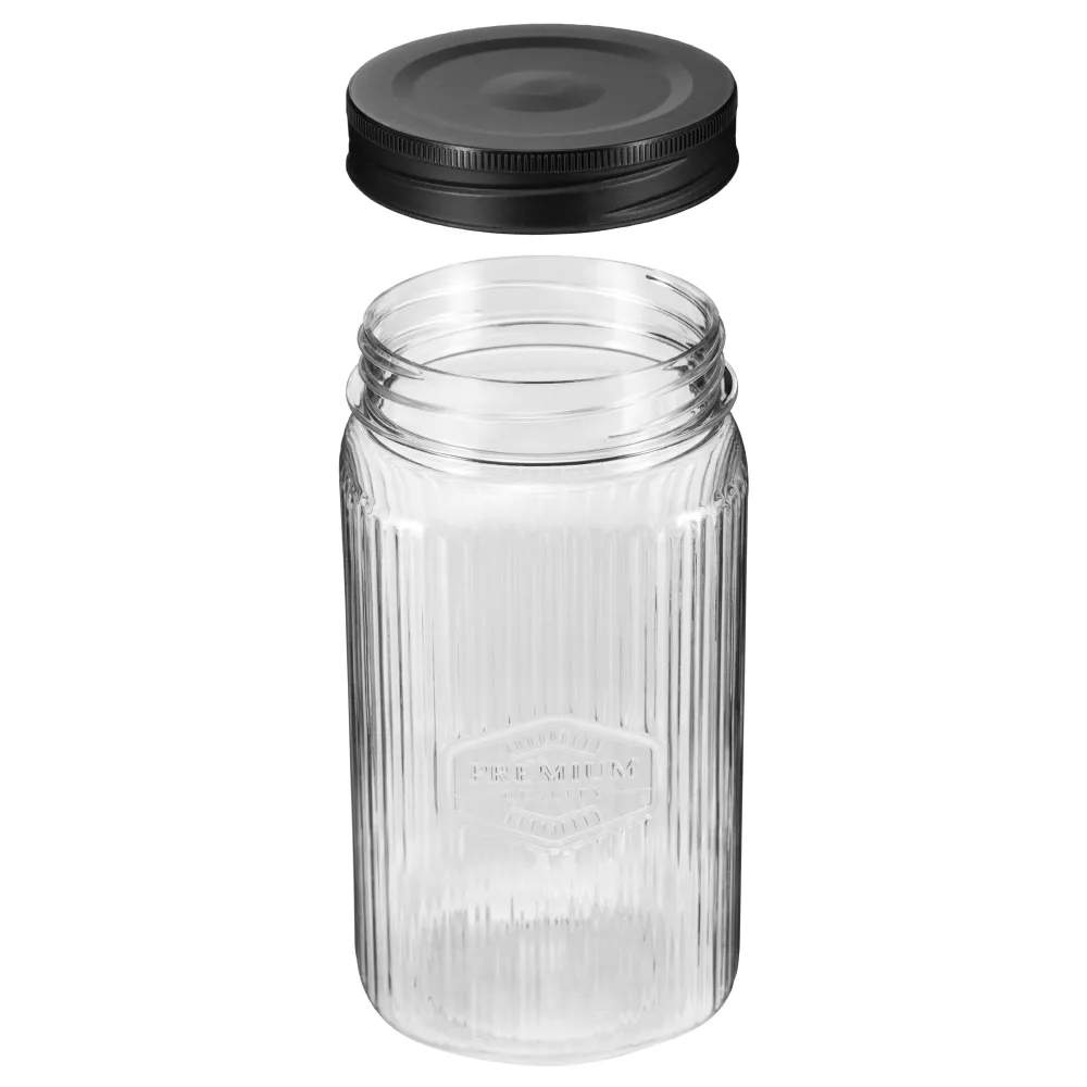 БЫТПЛАСТ Банка 440200313 Phibo Premium д/сыпучих 1300мл ПЭТ/полипропилен 95x95x190мм  