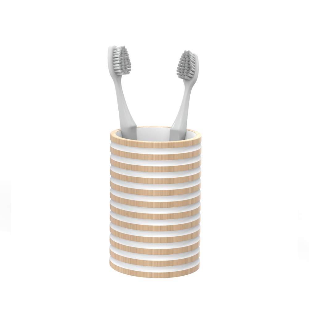 Стакан настольный,  SPIRAL, полирезин FOR-SPL044NAT