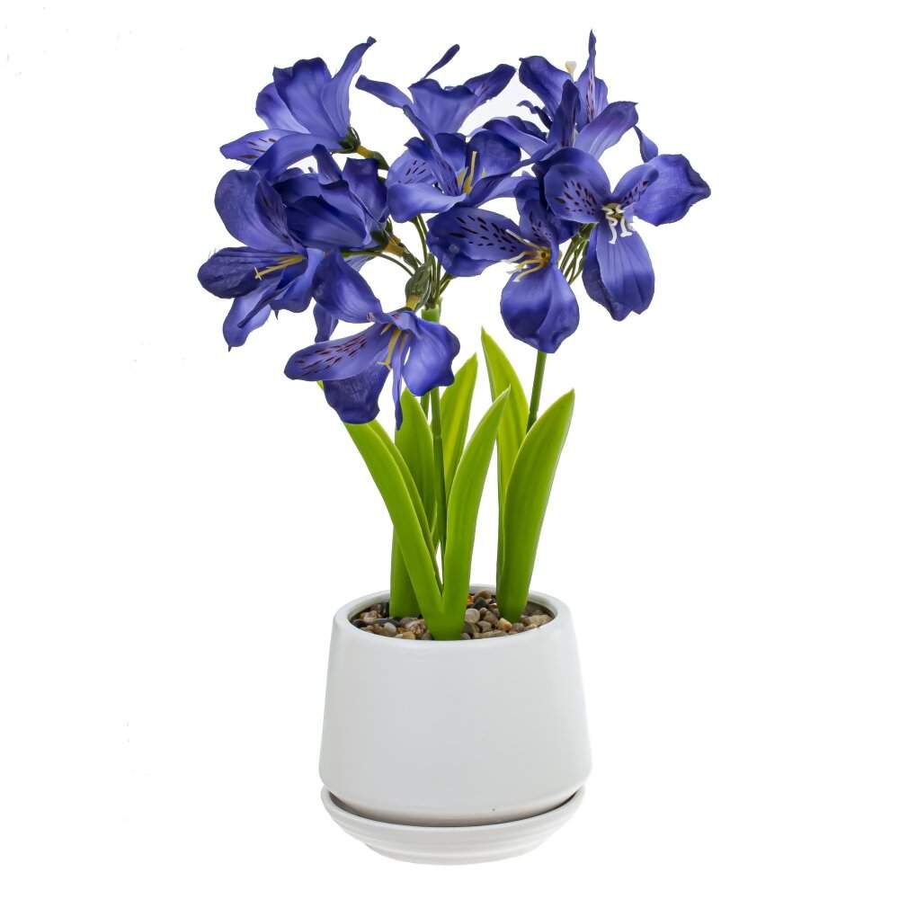 REMECO COLLECTION Композиция цветочная 814016 Альстромерия 17х17х31см