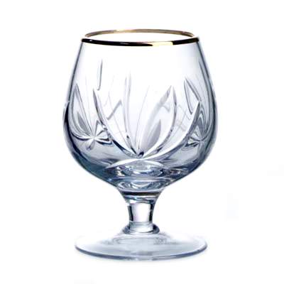 НЕМАН 900/43 золото Набор 5290/150гр бокалы д/бренди 6шт Цветок