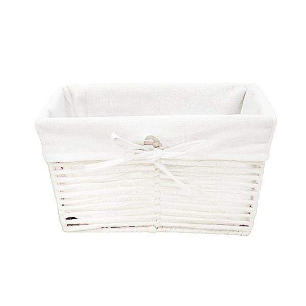 Корзина LIS-43S стеллажная трапеция Paper Д260 Ш170 В140 белый