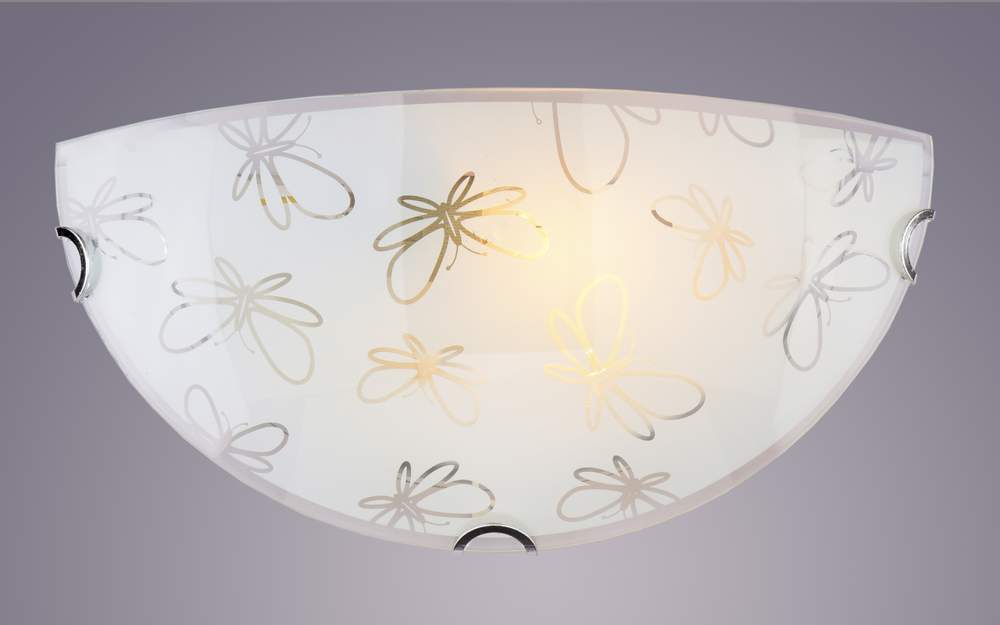 PC 023  Бабочки гл.  Светильник  половинка