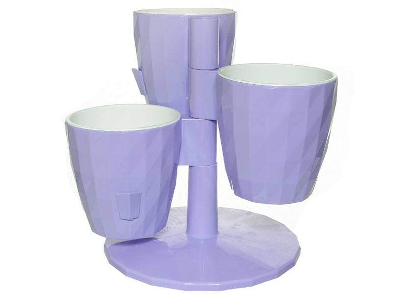 Кашпо  RUBY  Трио  Лаванда  КШ-5437