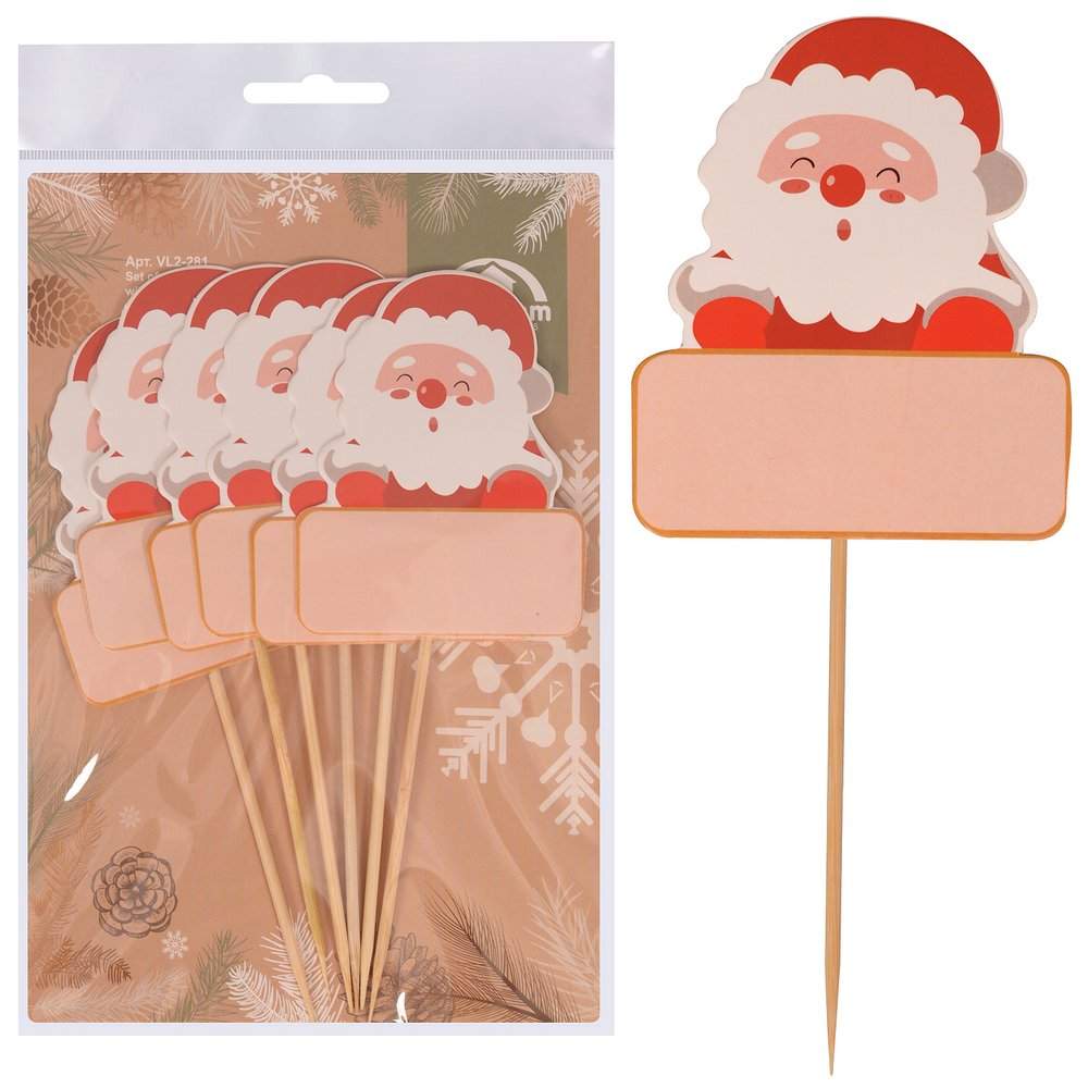 МУЛЬТИДОМ Пика Дед Мороз 6шт VL2-281