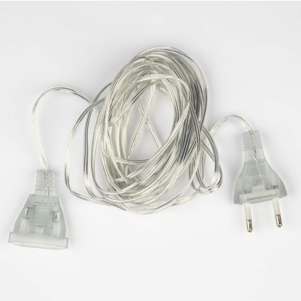 Удлинитель UCX-Y25/10W-200 CLEAR д/подключения гирлянд 2м 10ВТ прозр UL-00007299