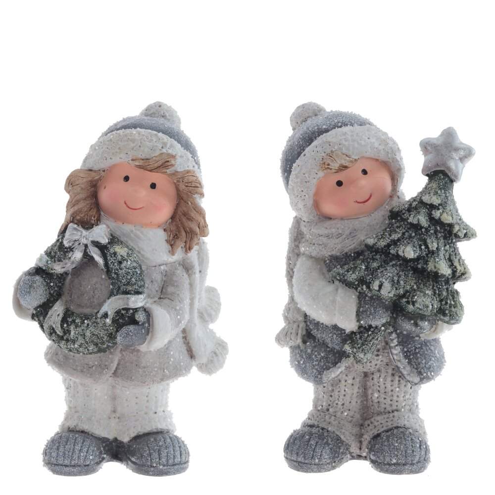 REMECO COLLECTION Фигурка 811887 Мальчик/Девочка 8х6х14,5см 2 вида (полимер)