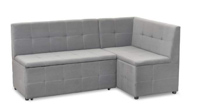 Кухонный уголок Джой правый Дюна Сильвер