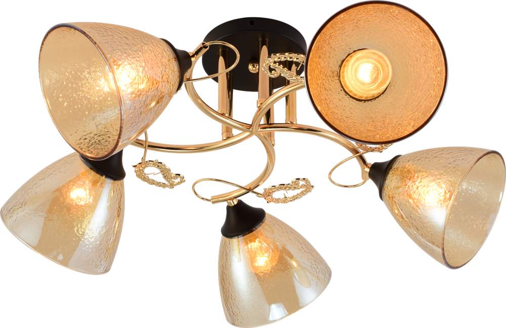 XA1321В/5  BK+FGD  Люстра Ярко