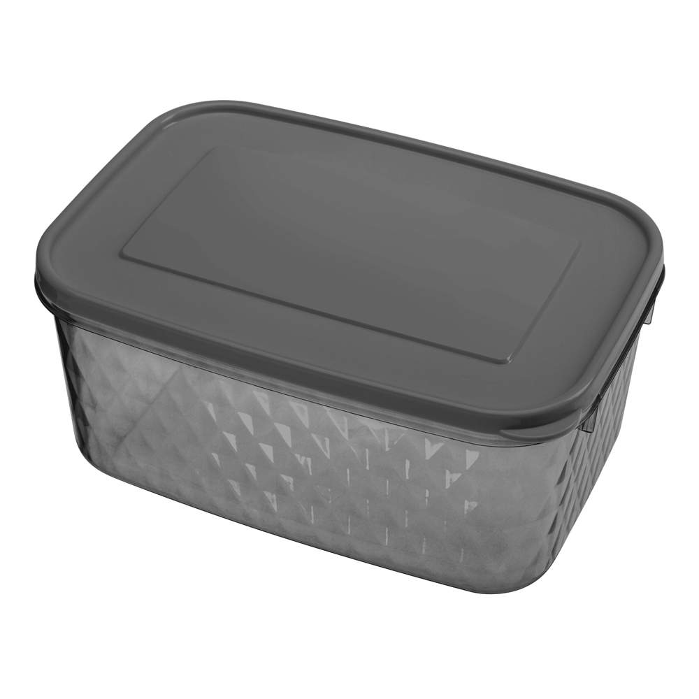 БЫТПЛАСТ Контейнер 4331419 Phibo Кристалл д/замораживания и хранения 1300мл черный