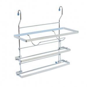 Полка  Хром  MX-428  держатель д/полотенца, фольги, пленки  331х165х356мм