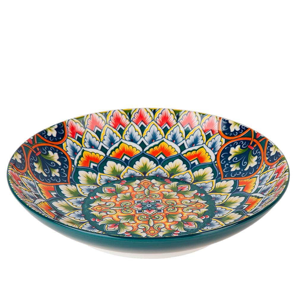 NOUVELLE HOME Arabesque зеленый Тарелка 0860130 21х4,5см