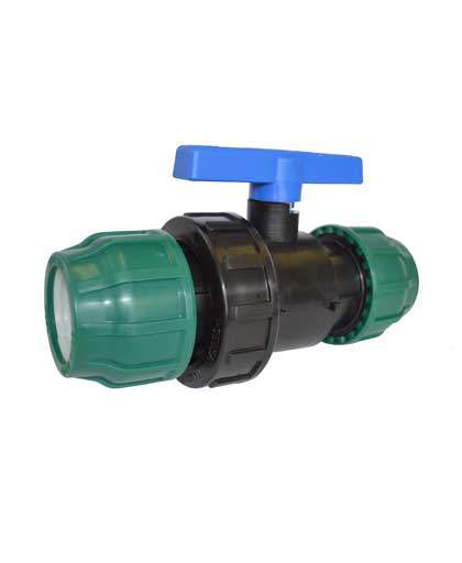 Кран шаровой ПНД  50х50 Poelsan