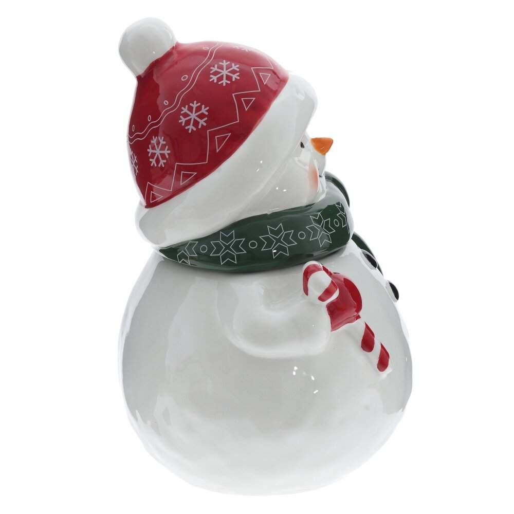 REMECO COLLECTION Конфетница 821718 Снеговик 900мл 14х13х20см керамика