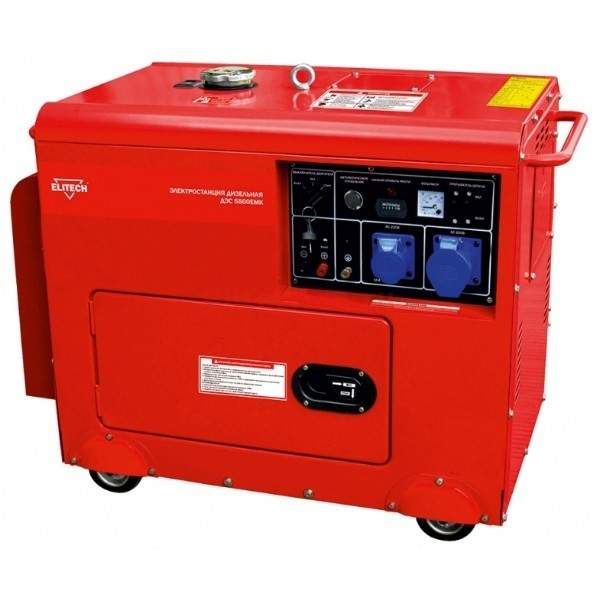 Электростанция Elitech ДЭС 5500 ЕМК