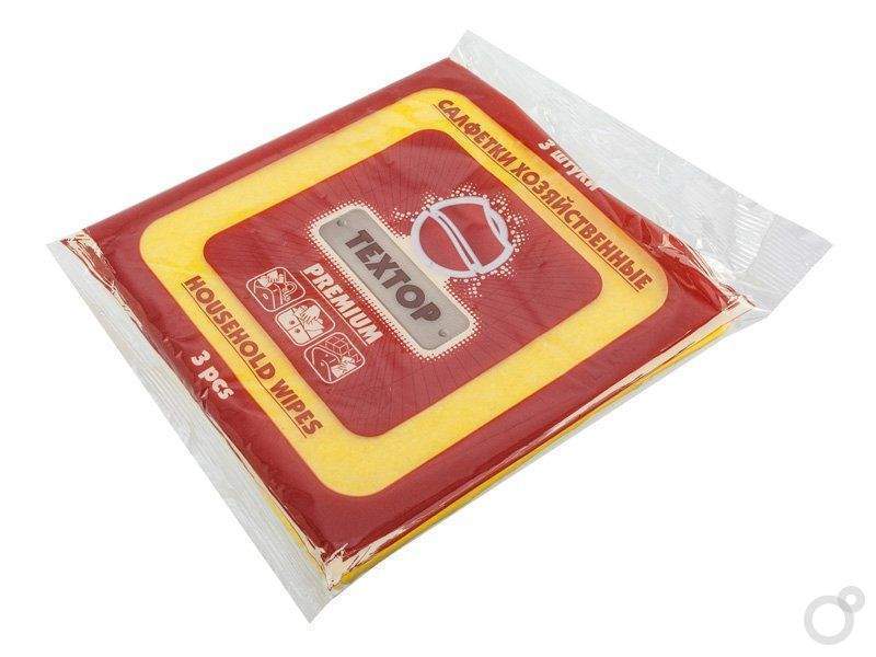 Салфетка вискоз.Техтор   35х35см 33-0069  3шт/уп.