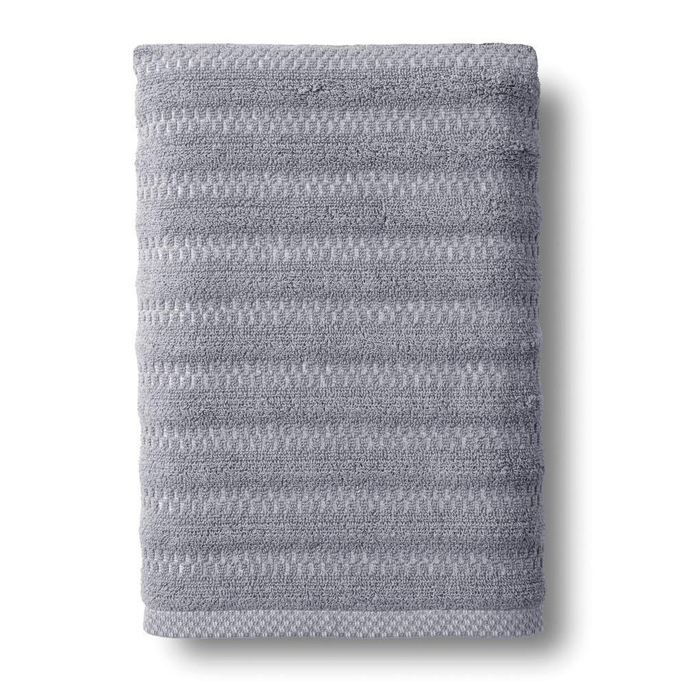 VEROSSA Полотенце Wave&pixels графит/белый 50/90 МХ45 926005