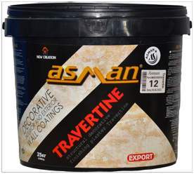 Травертин для малярных работ (Шпатлевка) <b>ASMAN</b>  12,5 кг