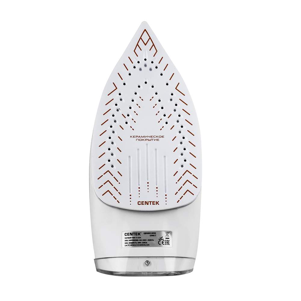 Утюг  Centek CT-2334  керам.  3200Вт автоотключение, пар 50гр/мин