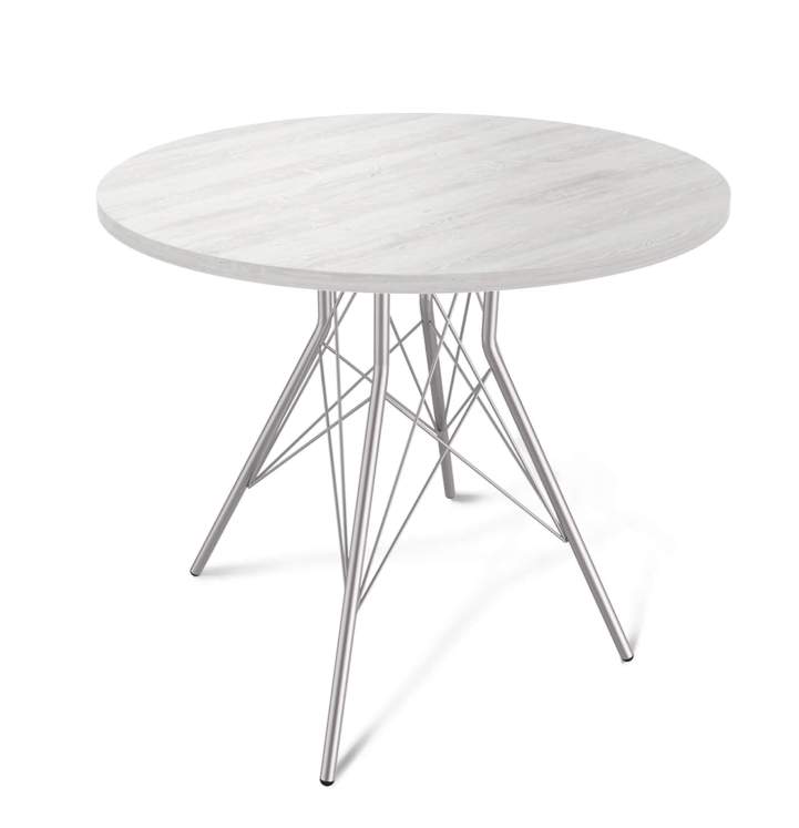 Стол Sheffilton SHT-TU 2-1/80 ЛДСП металл/ЛДСП SHT-T19 хром лак/сосна касцина 