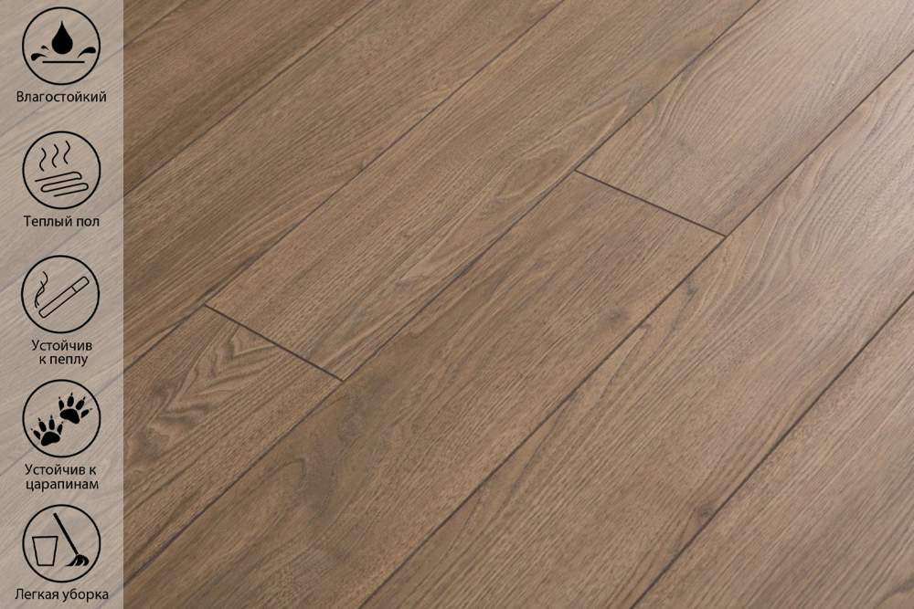 Ламинат Peli Loft LF-706 Кульский Каштан 1290*157 8/33 (1уп.- 1/8шт / 1,62м2)