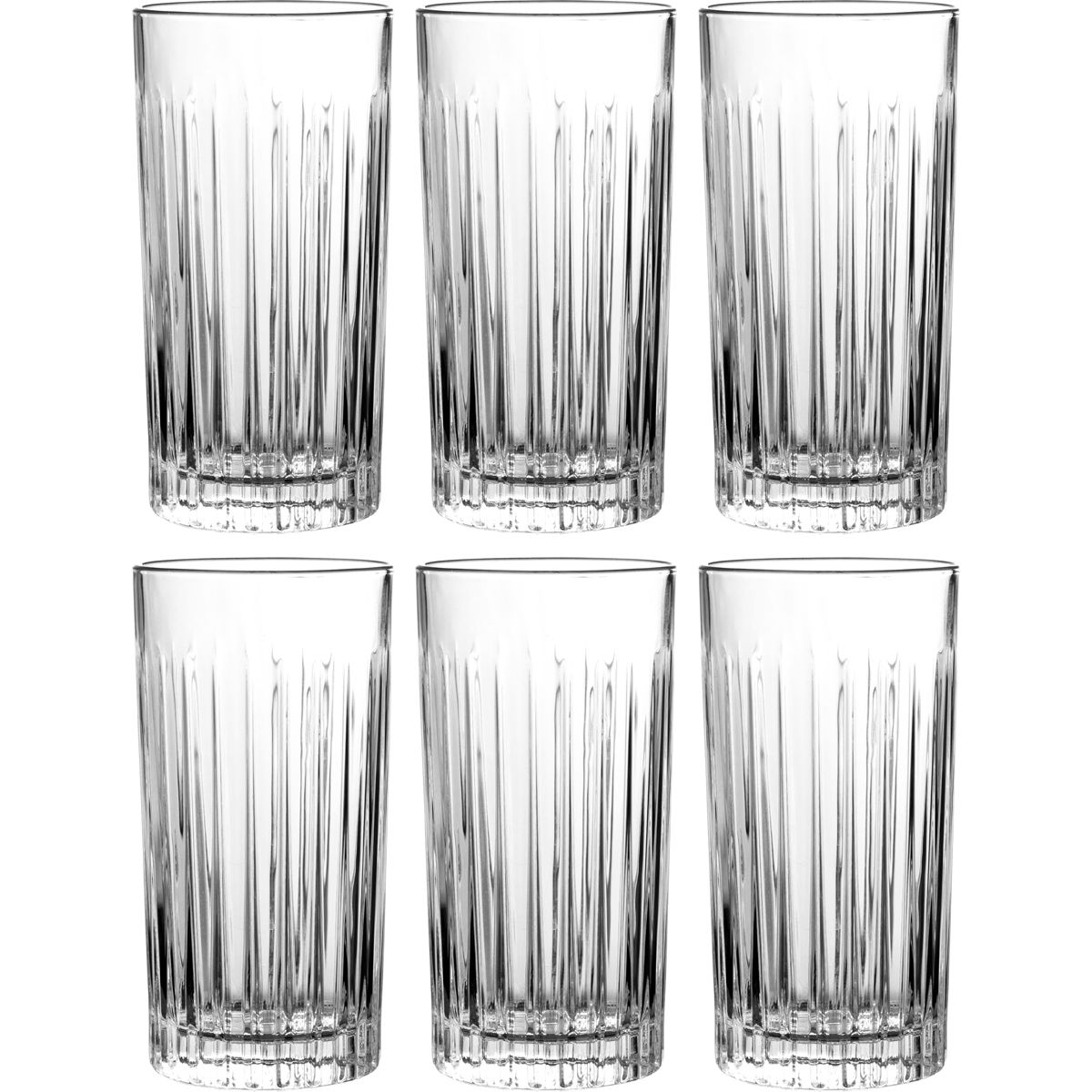 RCR Timeless Набор стаканов 440мл д/воды 6шт 81262007/28321 эко-хрусталь (Luxion)