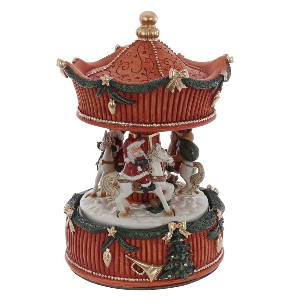 REMECO COLLECTION Фигурка 821022 Карусель (движение,музыка) 11х11х16,5см (полимер) 