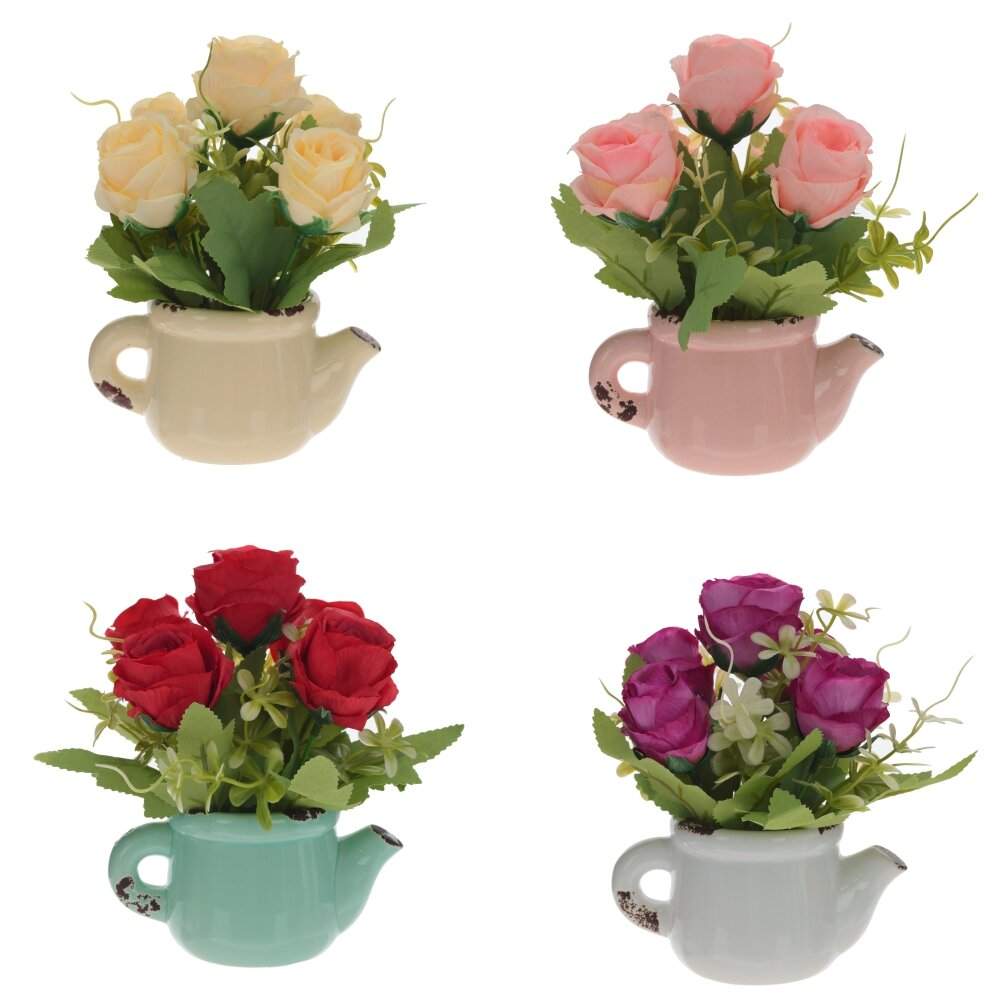 REMECO COLLECTION Композиция цветочная 800241 Розы 14х14х17см