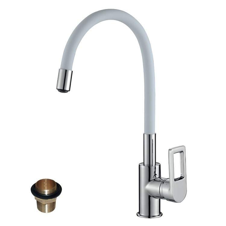 Смеситель Rossinka  Z35-35U-White  д/мойки