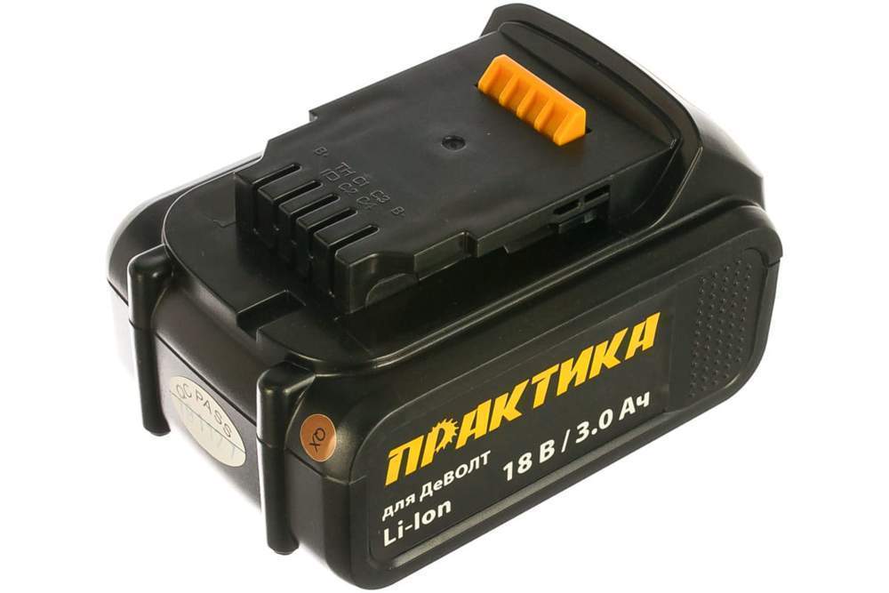 Аккумулятор Практика 18В 3,0 А/ч Li-Ion  д/DeWalt  790-298