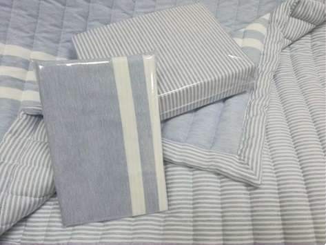 OXYGEN синий Простыня на резинке 160х200см вискозное волокно ПР-Р-OXY-160