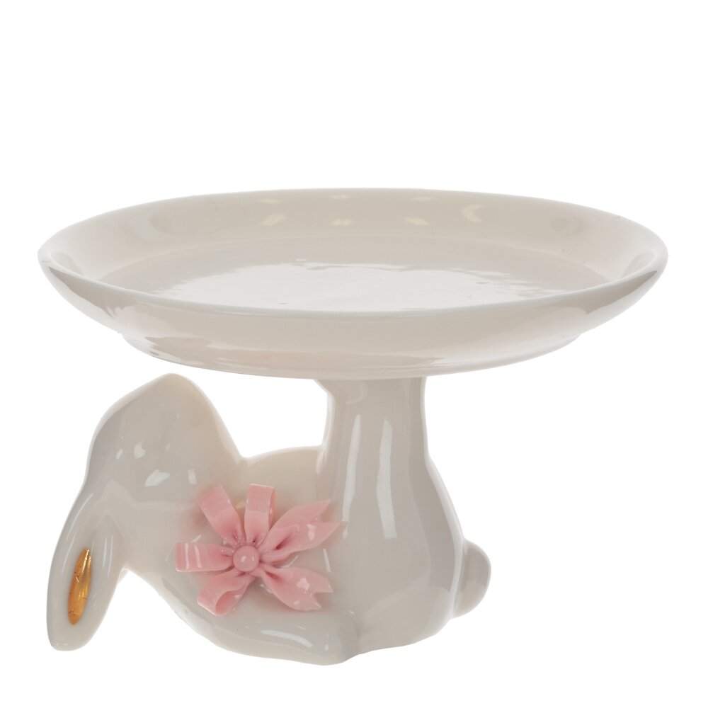 REMECO COLLECTION Блюдо 795659 Заяц L14 W16 H8см фарфор