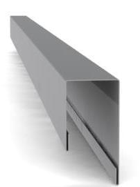 *Планка завершающая PE-foil RAL 1015