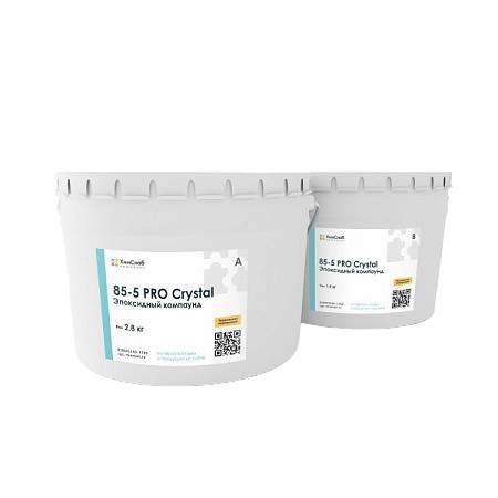 85-5 PRO Эпоксидная смола+отвердитель(2,1)(2,8+1,4)Crystal 4,2кг  HL210