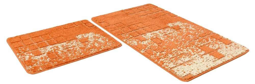 Набор ковриков SHAHINTEX VINTAGE SH V001 60х100+60*50 терракот. 65