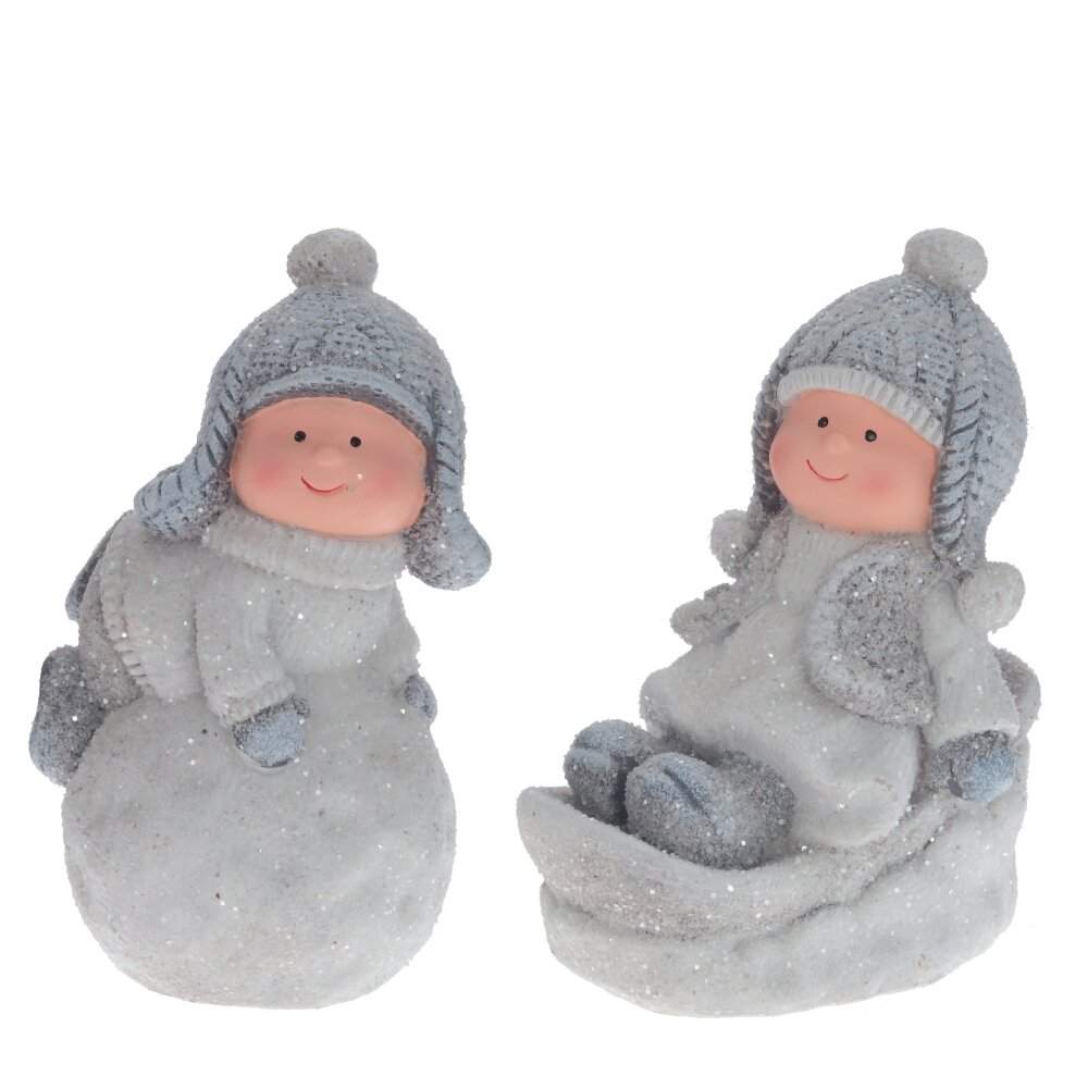 REMECO COLLECTION Фигурка 811889 Мальчик/Девочка 11х8х14,5см 2 вида (полимер)