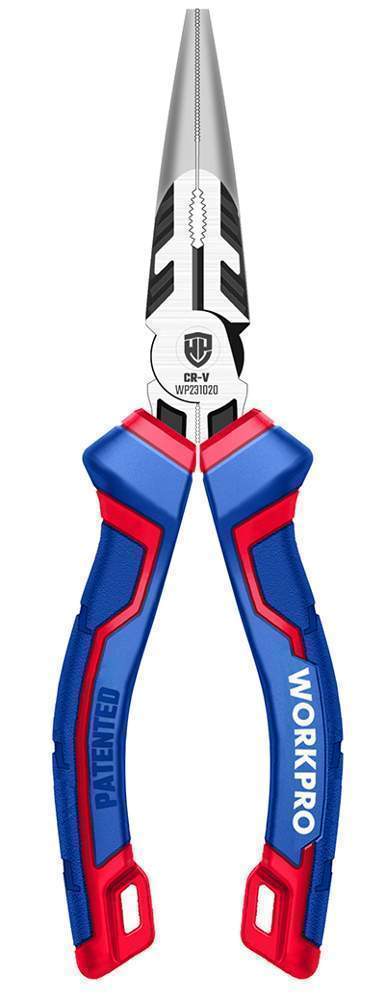 Плоскогубцы WORKPRO удл.прямые 2К CR-V 160мм(6") WP231020