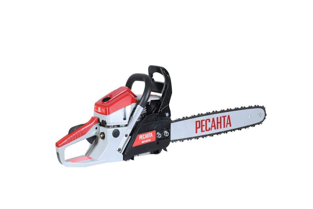 Бензопила Ресанта БП-5218  3,8л.с, ш45см, цепь 0,325-1,5-72зв. 70/6/16
