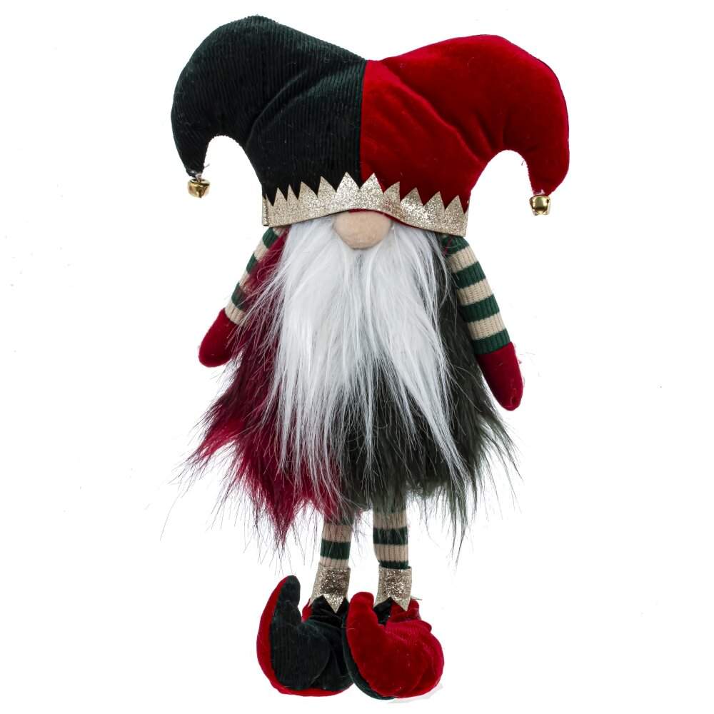 REMECO COLLECTION Игрушка набивная 813481 Гном красный/зеленый 22х12х39см