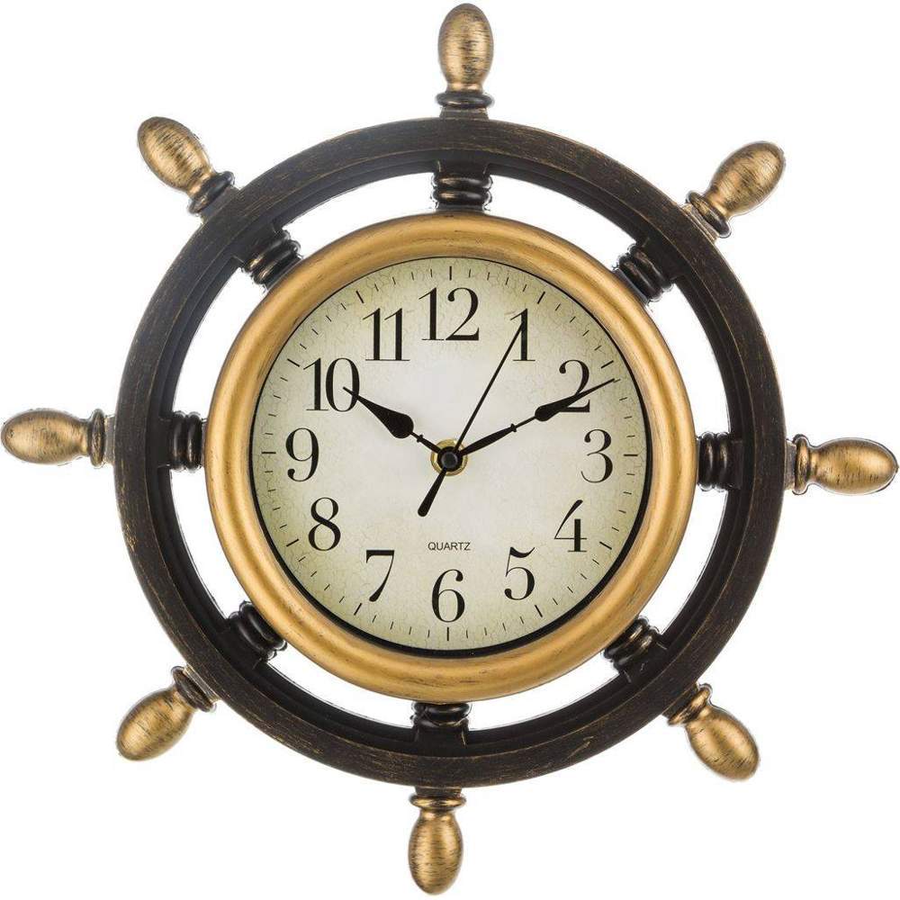 LEFARD Часы 220-126 Old Salt настенные d33см 33х33х4см пластик 