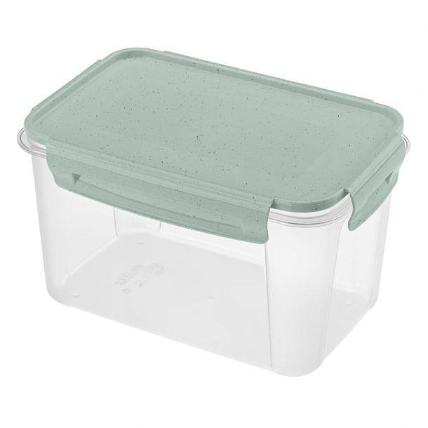 БЫТПЛАСТ Контейнер 437110836 Filalex Lock&Ok д/СВЧ 1500мл 186x122x105мм зеленый флэк 