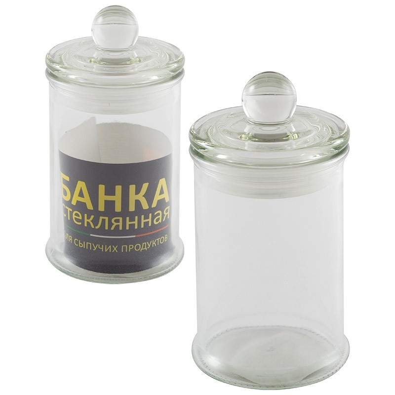 MALLONY Банка 3599 Banca д/сыпучих 0,15л с крышкой, стекло