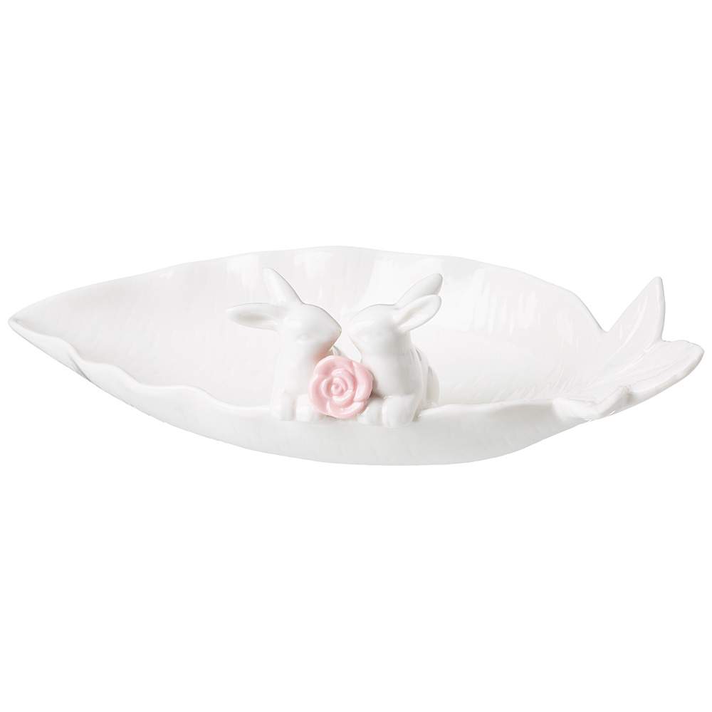 LEFARD Блюдо 146-2012 Зайчики 27х11,5х7,8см