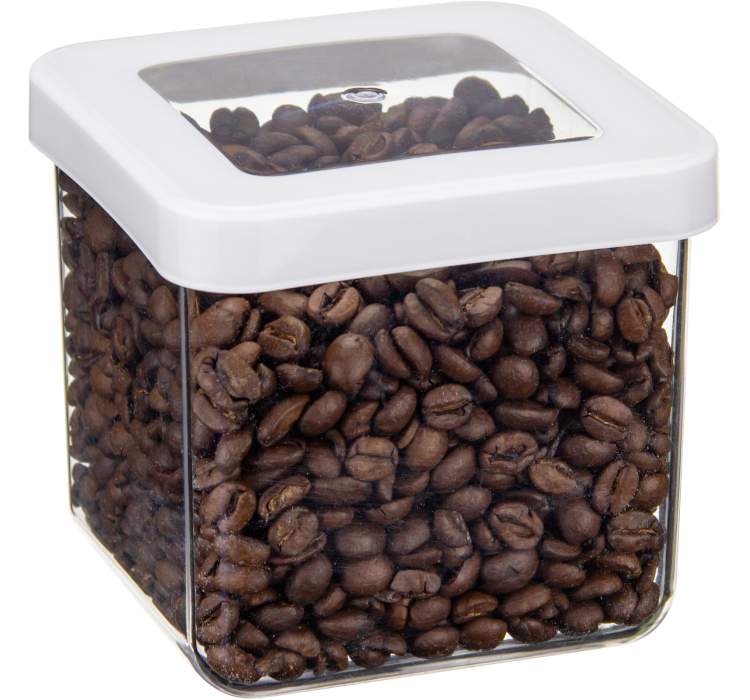 М-ПЛАСТИКА Емкость М1291 Idea Степ д/сыпучих 650мл квадрат 10х10х9см