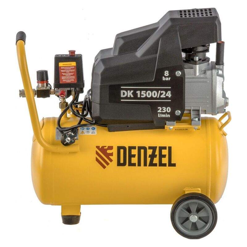 Компрессор DENZEL  DK1500/24 X-PRO 1,5 кВт 230л/мин 24л  58063