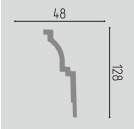 Плинтус  П24 128/48 (30 шт) NEW