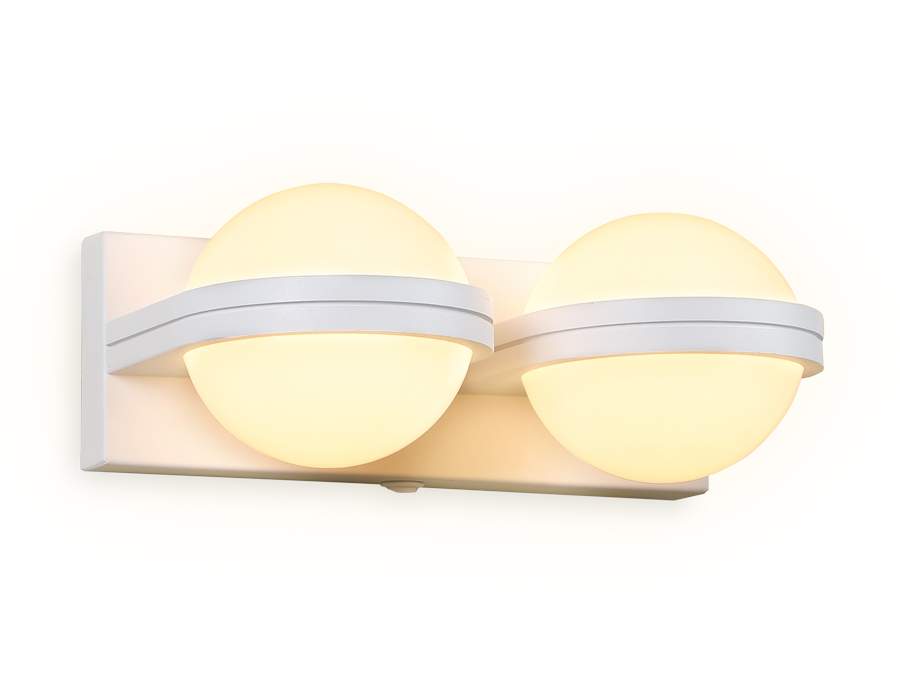 Св-к Бра MAYSUN FW556/2 SWH белый/песок 10W 240*80*138 настен.с выкл. LED 3000K